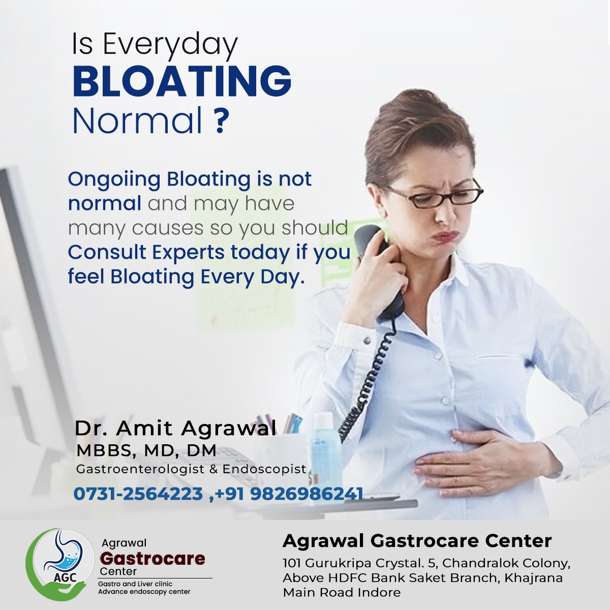 What is Bloating, Causes, Symptoms, Treatment Agrawal Gastrocare