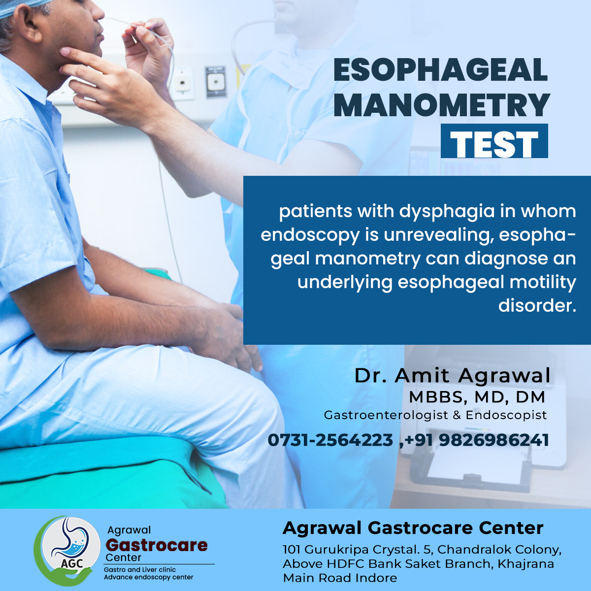 What is Esophageal Manometry, Before and After Test Agrawal